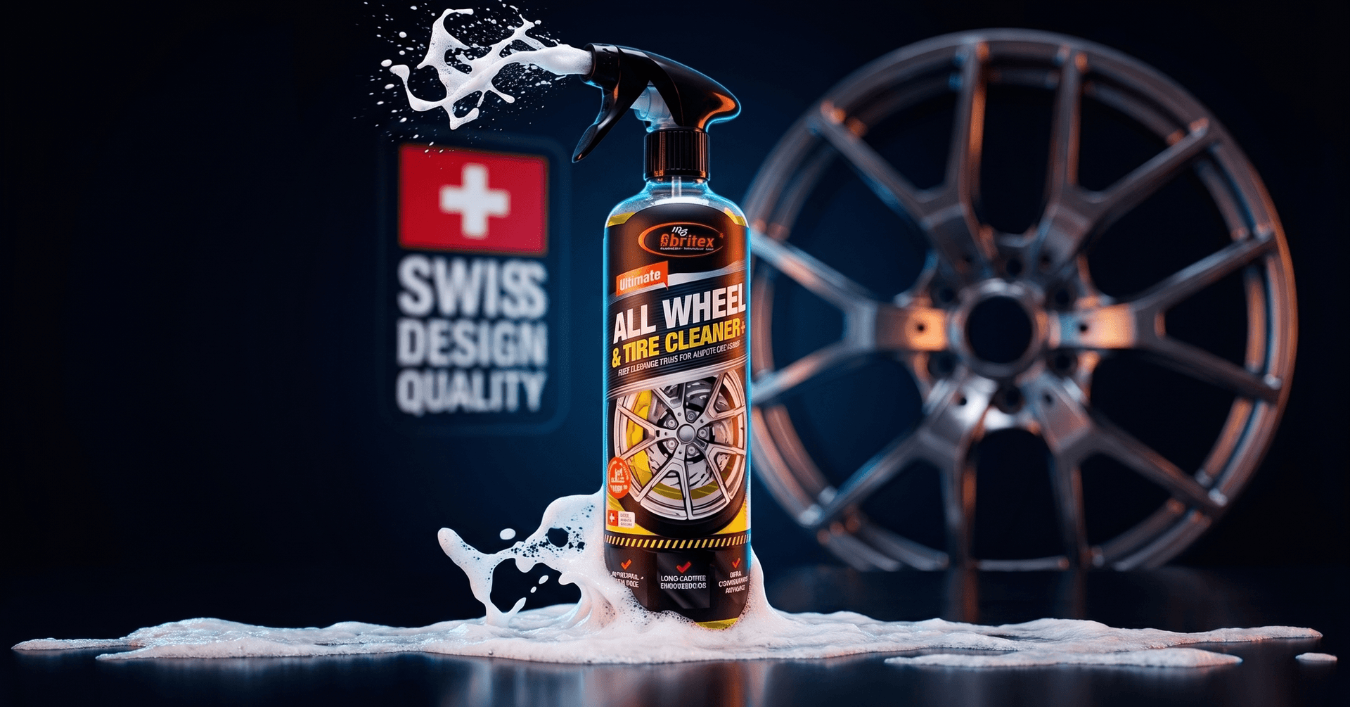 Felgen- und Reifenreiniger. Swiss Made Detailing .